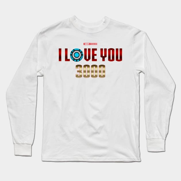 I Love You 3000 v5 Long Sleeve T-Shirt by Fanboys Anonymous